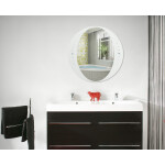 Зеркало Dubiel Vitrum Lustro Idea M белый 60х60