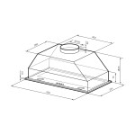 Встраиваемая вытяжка Lex Ghost G 600 Black