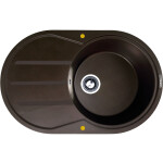 Кухонная мойка Zigmund & Shtain Kreis OV 770D швейцарский шоколад