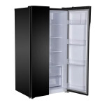 Холодильник Hyundai CS6503FV черное стекло