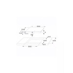 Встраиваемая индукционная варочная панель Korting HI 64042 BW