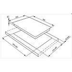 Встраиваемая газовая варочная панель Smeg SER60SGH3
