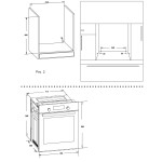 Встраиваемый электрический духовой шкаф Weissgauff EOS 459 PDB