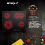 Встраиваемая электрическая варочная панель Weissgauff HVF 643 BS