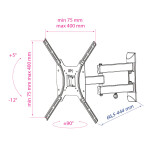 Кронштейн для телевизора Kromax Optima-404 black