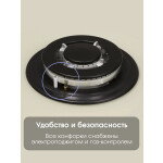 Встраиваемая газовая варочная панель Zigmund & Shtain M 26.6 W