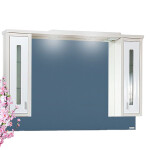 Зеркало-шкаф Бриклаер Бали 120 светлая лиственница