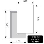 Встраиваемая газовая варочная панель Lex GVS 321 IX