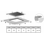 Встраиваемая индукционная варочная панель Korting HI 64560 BCH