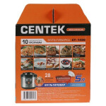 Мультиварка Centek CT-1498 черный/сталь