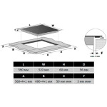 Встраиваемая индукционная варочная панель Midea MIH64721F