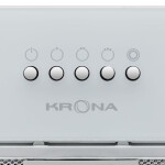Встраиваемая вытяжка Krona Liusa 600 Glass White PB