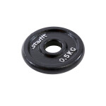 Диск чугунный Starfit BB-204 0,5 кг d=26 мм черный