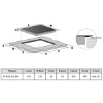 Встраиваемая индукционная варочная панель Korting HI 43053 BW