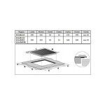 Встраиваемая индукционная варочная панель Korting HI 64540 B