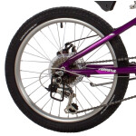 Велосипед Novatrack 20AH6D.NOVARA.VL22 фиолетовый