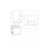 Встраиваемый электрический духовой шкаф Korting OKB 370 CMW
