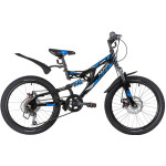 Велосипед Novatrack 20SS6D.SHARK.BK20 черный 140670