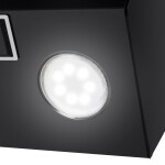 Каминная вытяжка Maunfeld Bridge 50 черный/черное стекло