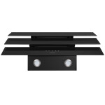 Каминная вытяжка Maunfeld Manchester Light 90 черное стекло