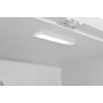 Холодильник Zugel ZRCD430W белое стекло