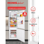 Встраиваемый холодильник HOMSair FB177NFFW