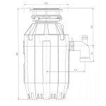 Измельчитель пищевых отходов Bone Crusher 810