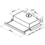 Встраиваемая вытяжка Korting KHP 6617 GN