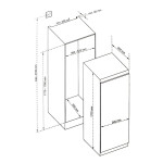 Встраиваемый холодильник Scandilux RBI 524 EZ