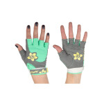 Перчатки для фитнеса Starfit SU-112 серый/мятный/желтый S