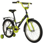 Велосипед Foxx 20 BRIEF зеленый, сталь