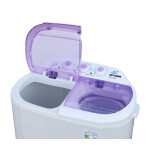 Стиральная машина Optima МСП-35 белая крышка/фиолетовые окна