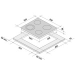 Встраиваемая электрическая варочная панель Krona ORSA 60 WH