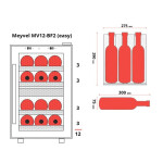 Винный шкаф Meyvel MV12-BF2 (easy)