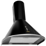 Каминная вытяжка Elikor Омега 60П-650-К3Д черный/нержавеющая сталь