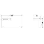 Держатель для бумажного полотенца Schein Swing 325E