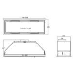 Встраиваемая вытяжка Korting KHI 6997 GB