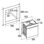 Встраиваемый электрический духовой шкаф Cata UME 7207 X