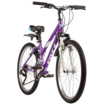 Велосипед Foxx 24 SALSA фиолетовый, сталь, размер 12