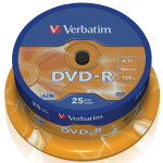 Диск DVD-R Verbatim 4.7GB 43522