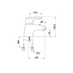 Смеситель для раковины Timo Uta 0091F chrome