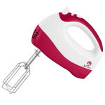 Миксер Василиса МК1-300 белый/малиновый