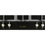 Встраиваемая газовая варочная панель Lex GVG 643C BL