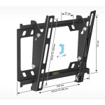 Кронштейн для телевизора Holder LCD-T2627-B черный