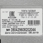 Комбинированная плита Лысьва ЭГ 1/3г01 СТ-2у черная