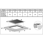 Встраиваемая индукционная варочная панель Korting HI 64560 BCG