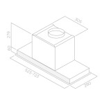 Встраиваемая вытяжка Elica Hidden IX/A/60