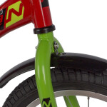 Велосипед Novatrack 16 STRIKE красный, тормоз нож, крылья корот, полная защита цепи