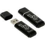 Флеш-диск Smartbuy Glossy 16GB black