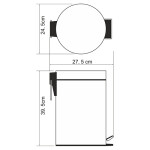 Ведро для мусора WasserKraft K-622